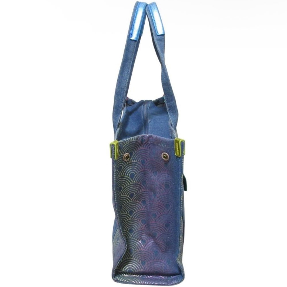 Kurt Geiger Denim Iridescent Tote - Picture 3 of 11